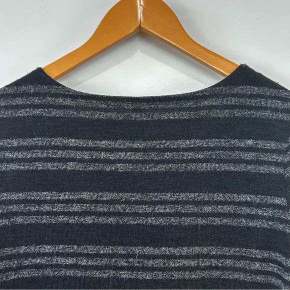 DENVER HAYES striped 3/4 length sleeve sweater L - Picture 7 of 8